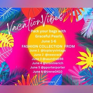 VACATION VIBES PACK YOUR BAGS WITH GRACEFUL PEARLS LET’S GO  💃🏽💞💃🏽💞💃🏽💞💃🏽💞